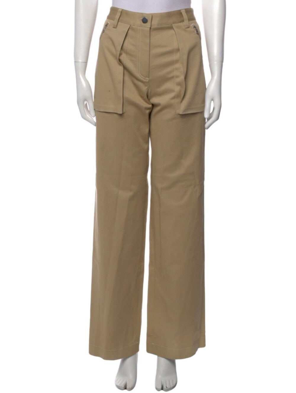 TWP Isa Cargo Pants in Khaki Women's 2 Utility Wide Leg Boho